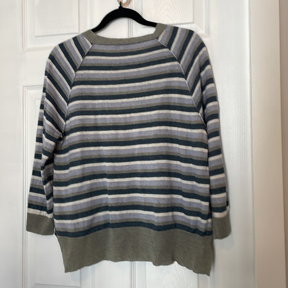 Joie linen striped sweater - Size Large - Picture 2 of 7